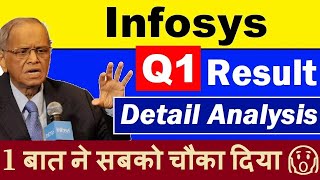 Infosys Q1 Results  Detail Analysis 🔴 Infosys Share Latest News🔴 Infy share🔴🔴Narayana Murthy🔴 SMKC [upl. by Merat487]