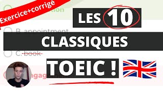 LES 10 QUESTIONS CLASSIQUES TOEIC [upl. by Eillil]