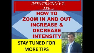 MestReNova tutorial Tip 2  NMR software  Zoom in zoom out  Topspin  Chemwonders  NMR spectrum [upl. by Edak]