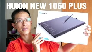 Review New Huion 1060PLUS Graphics Tablet 2016 [upl. by Pangaro850]