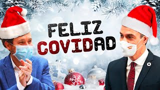 Feliz COVIDad  FELIZ NAVIDAD Boney M  VILLANCICO político 2020  Pedro Sánchez y Pablo Iglesias [upl. by Arliene]