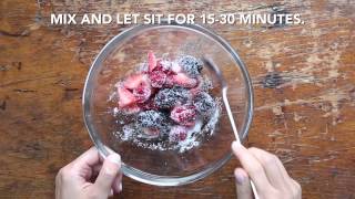 How to Macerate Berries [upl. by Pierette305]