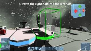 Space Engineers  Tutorial  Rotor and Merge Block Trick [upl. by Westfahl862]