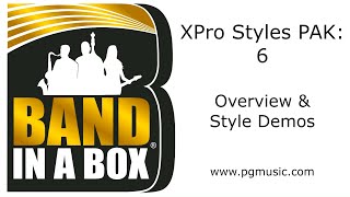 BandinaBox®  XPro Styles PAK 6 Demos [upl. by Gavrilla]