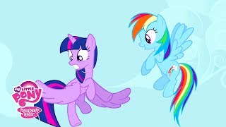 Friendship is Magic Season 4  Twilight Sparkles Flying Lessons Official Clip [upl. by Tammie268]