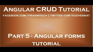 Angular forms tutorial [upl. by Fu]