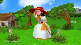 Little Bo Peep has Lost her Sheep  3D Animation English Nursery rhymes for children [upl. by Keil515]