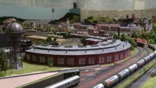 One of the largest HO scale model railroad layouts by Marklin in Germany [upl. by Alwitt329]