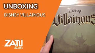 Disney Villainous Board Game Unboxing [upl. by Aliemaj]