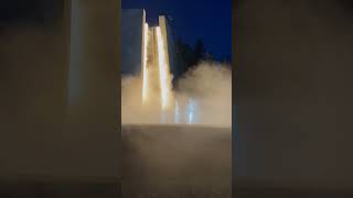 Jericho Reservoir Fountain with Fog and Lighting [upl. by Nehepts]