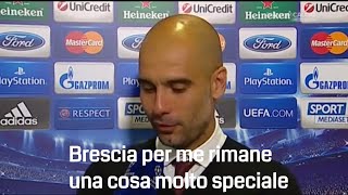 Sentite cosa dice Pep Guardiola sul Brescia [upl. by Archer]