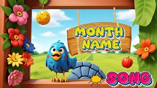 Months of the Year Song  Learn the 12 Months  Kindergarten Preschool amp ESL  Fun Kids English [upl. by Yxel]