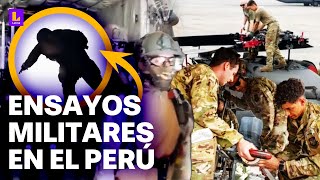 Militares de Ecuador realizan ensayos en tierras peruanas Llegan aviones de carga de Estados Unidos [upl. by Rostand332]