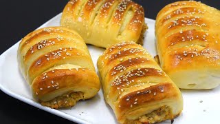 Chicken Bread Recipe With Oven and without Oven  Bakery Style Chicken Bread Recipe  Lively Cooking [upl. by Allan]