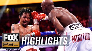 Manny Pacquiao vs Yordenis Ugas First Look Highlights  PBC ON FOX [upl. by Lemieux]