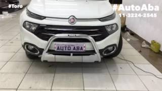 Quebra Mato Cromado Fiat Toro  AutoAba Acessórios [upl. by Bissell]