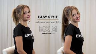 COLETA PERFECTA CON EXTENSIONES DE CLIP [upl. by Eisyak]