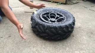 How to seat an ATV tire bead [upl. by Yntirb]