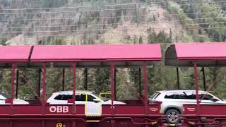 ÖBB🇦🇹Autoschleuse Tauernbahn MallnitzObervellach Kärnten — Böckstein Salzburg [upl. by Swanhildas]