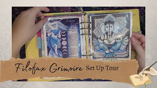 Filofax Grimoire  Set Up Tour [upl. by Roseann28]