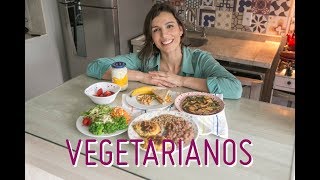 UM DIA NA VIDA DE UM VEGETARIANO dicas de alimentação do café da manhã ao jantar [upl. by Cartan]