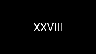 Part 5  XXL Roman Numerals 1 To 1000  XXL 2023  XXVII 27  MMXXIV 2024 [upl. by Ellehsat]