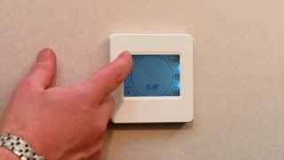 How to program underfloor heating thermostat [upl. by Ased]