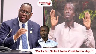 3eme Mandat  Réaction Surprenante de Abdou Nguer quotMacky Sall Na Deff Louko Constitution Mayquot [upl. by Namso]