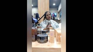 cysteine hair treatment  Enrich salon🥰 [upl. by Shlomo]