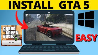 How to Download GTA 5 on PC amp Laptop  Install GTA V [upl. by Ahsakat485]