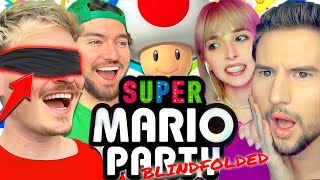 Mario Party But Were all Blindfolded w Jc Jenn amp Ricky [upl. by Joachima]