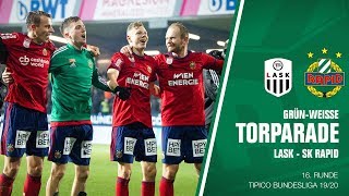 GrünWeiße Torparade LASK vs SK Rapid [upl. by Aisatna921]