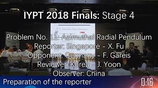 IYPT 2018 Finals  Stage Four [upl. by Ahseined591]