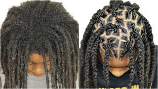 1 YEAR OF NEW GROWTH HAIR RETWIST  With No Clips Must See Transformation [upl. by Ahsaekal717]