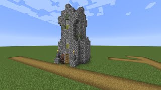 How to build a Minecraft Village ChurchTemple 1 114 plains [upl. by Sanger]