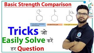 Tricks for Basic Strength Comparison  Organic Chemistry  IIT JEE  NEET  AIIMS [upl. by Goddord]