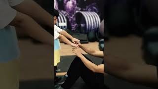 My personal trainer ❤️ youtubeshorts gym ladla beta workout [upl. by Brier]