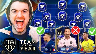 EA SPORTS SCANDALOSA ECCO CHI HO VOTATO NEL TOTY di FC 24 😱 VOTAZIONE TOTY UFFICIALE di FIFA 24 [upl. by Mann]