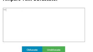 Obfuscate Your Text For Fun with Ampare Text Obfuscator [upl. by Yeltneb]