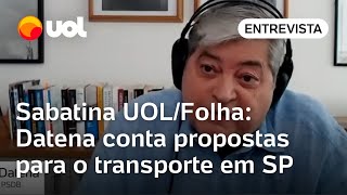 Datena fala de tarifa zero e justa e mortes no trânsito ao comentar propostas para o transporte [upl. by Chevalier280]