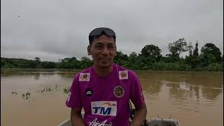 MENJARING SEBELUM BANJIR BESAR EP 4 sungai banjir menjaring pahang [upl. by Anawd]