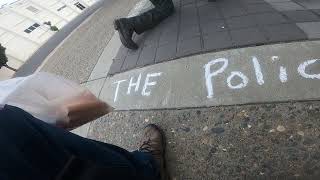 Chalking Modesto Police Department Encouragement [upl. by Steffy]