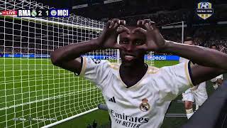 🔴𝐋𝐈𝐕𝐄  Real Madrid VS Manchester City  UEFA Champions League quarterfinals  Gamre play PES [upl. by Yenalem]