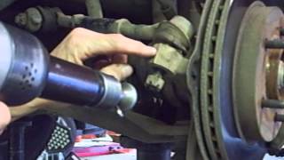 Methods to break a taper loose on a tie rod [upl. by Anahsak]