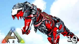 ARK GENESIS  TEK REX MAX LEVEL TAMING  ARK SURVIVAL EVOLVED E19 [upl. by Areval922]