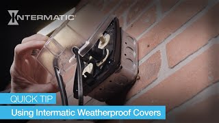 Quick Tips on using Intermatic Weatherproof Outlet Covers [upl. by Ailaht]