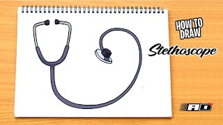 How to draw Stethoscope [upl. by Kellyann]