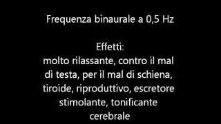 05 Hz binaurale  molto rilassante contro cefalea per dolore lombare [upl. by Ardnasella]