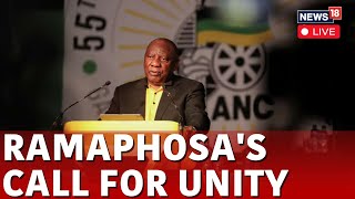 South Africa News  Cyril Ramaphosa Seeks National Unity Government Live  Ramaphosa Speech  N18L [upl. by Wye102]