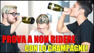 PROVA A NON RIDERE CHALLENGE CON LO CHAMPAGNE feat Amedeo Preziosi amp Awed [upl. by Todhunter822]